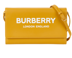 Logo Wallet On Chain, Leather, Yellow, 239CAL, DB, 3*